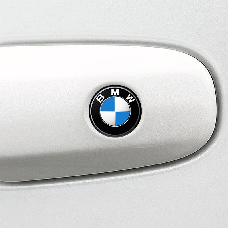 2Pcs Car styling Lock Keyhole Stickers Decoration Protection For BMW M E46 E90 F10 F30 Performance G20 X5 E84 E83 F39 F10 X1 X3