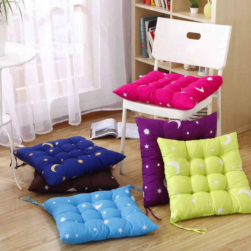 Plush Square Design Soft Chair Seat Pad Cushion For Comfortable Dining Experience
