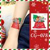 Ruikalong Christmas Cartoon Temporary Tattoo Stickers for Face and Arms