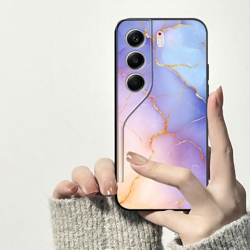 For Tecno Camon 40 Pro 5G /CM7 Case Bumper Soft Silicone Back Cover For Tecno Camon 40 /CM5 Black TPU Shockproof Phone Case