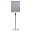 A3 Poster Stand Silver Aluminum Alloy