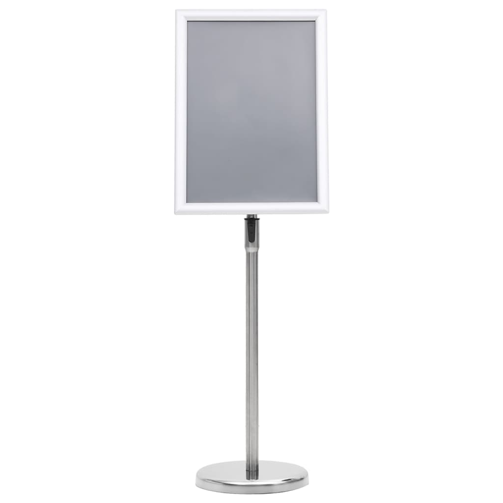 A3 Poster Stand Silver Aluminum Alloy
