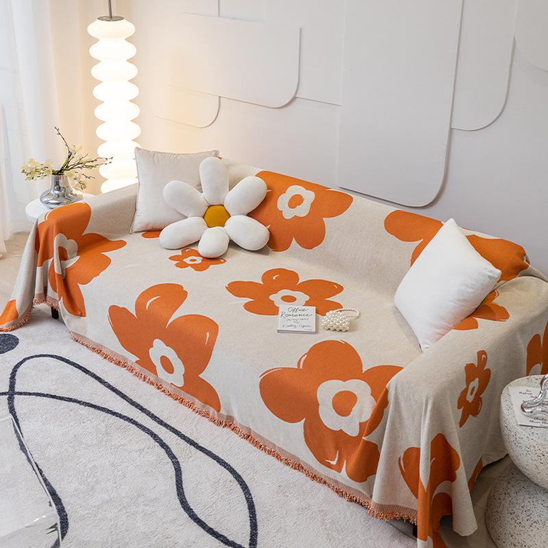 Sofabezug-Stoff, kratzfest, All-Inclusive-Vier-Jahreszeiten-Universal-Rückenlehne-Handtuch, Sofabezug, Ins-Stil, universeller Sofa-Handtuchbezug, Decke