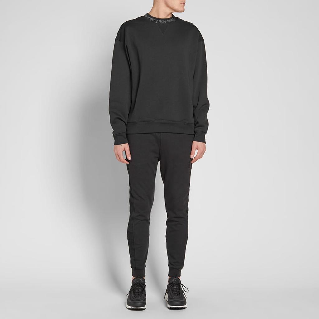 Nike Solid Color Elastic Waist Jogger Pants Men Bottoms Black AA7103-010