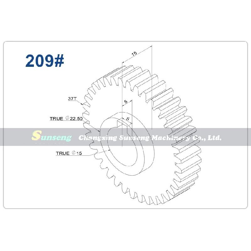Shafting Steel Gear For WMD16V WMD20V WMD25VL Milling Machine JYP250V JYP250VF JYP290VF JYP300VF Multifunctional Machine Tool