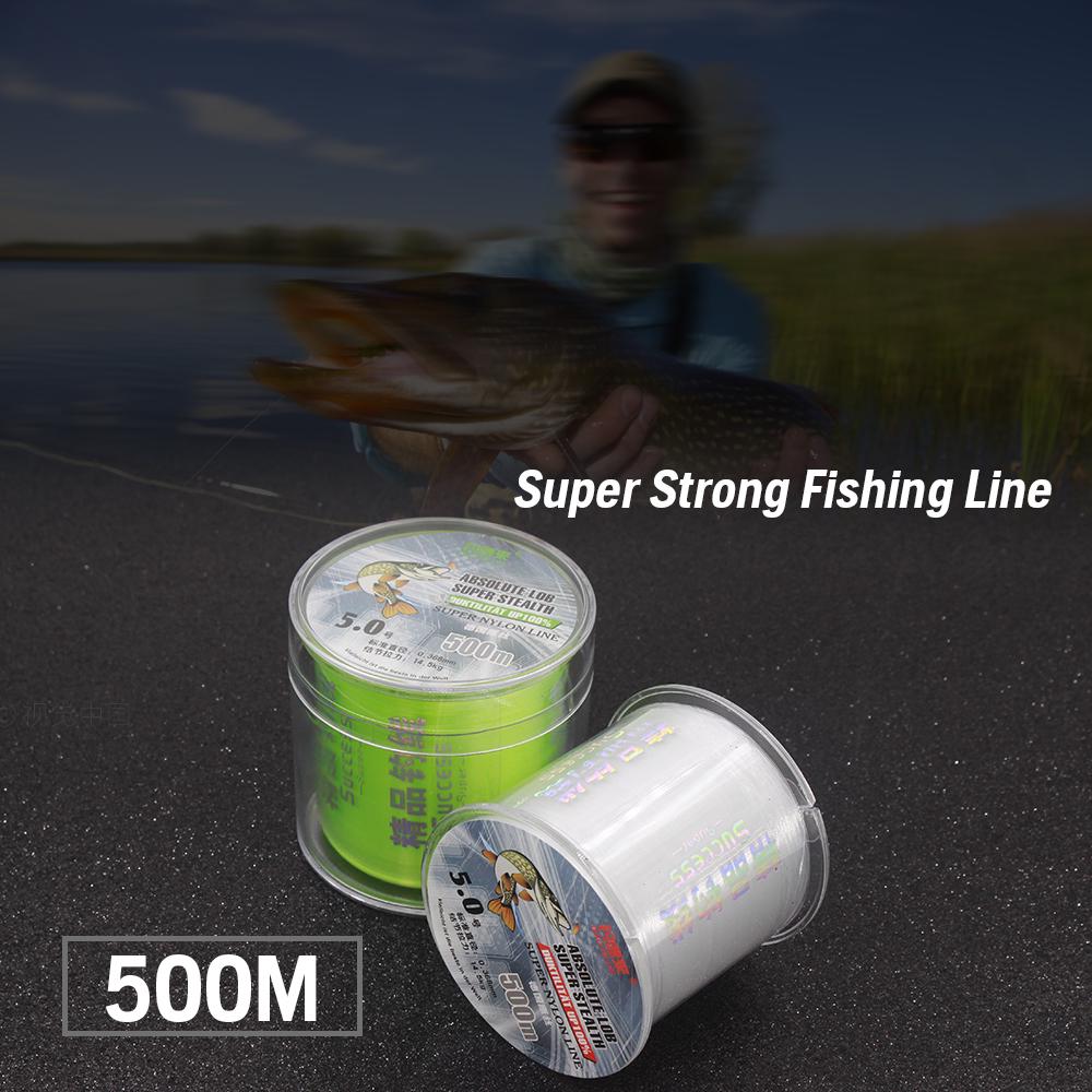 Buy 500M Fishing Line Nylon Fishing Main Line Monofilament Fishing Line