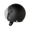 Johnson Street Helmet Jet One Size Fits SG and PSC Standard Helmet, All, (Matte Black)