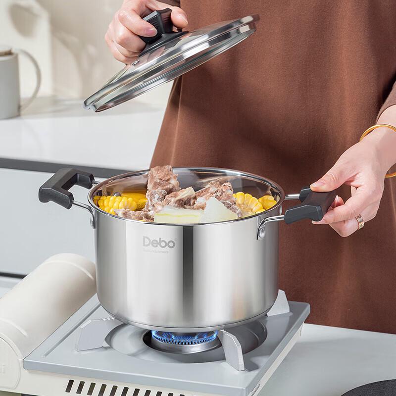 Debo Phebe 20cm 304 Stainless Steel Soup Pot
