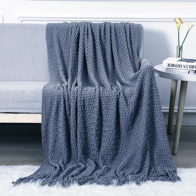 Knitted Sofa & Nap Blanket for Summer and Air Conditioning
