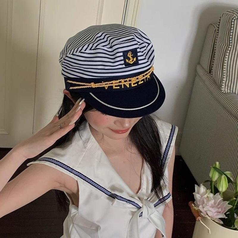 Adjustable Sea Captain Hat Sailors Hat Unisex Maritime Hat Stylish Seafaring Hat Costume Accessory Unisex