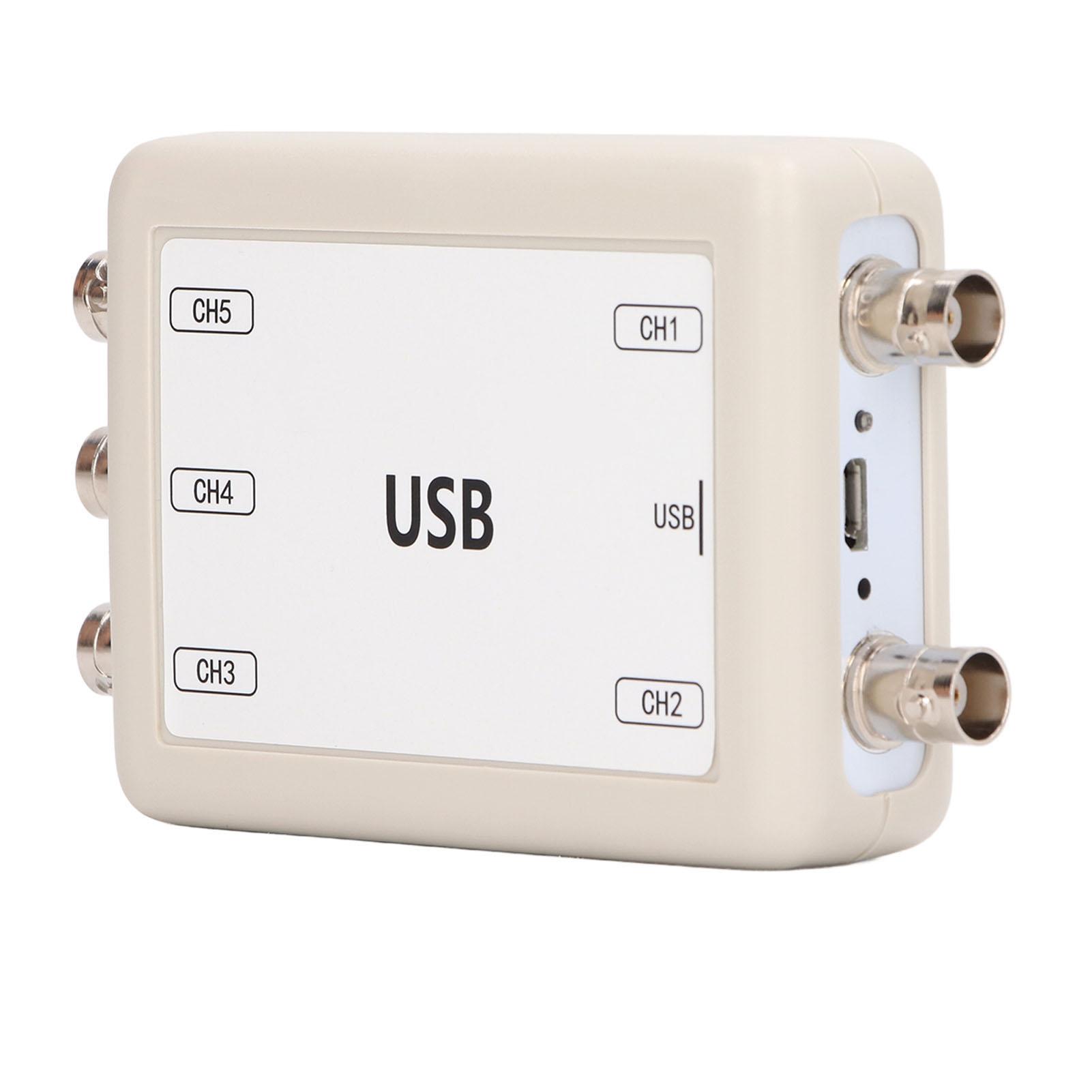 

Віртуальний осцилограф Діапазон 0 Гц до 50 кГц Максимальна частота дискретизації 150 кГц 5-канальний USB PC Віртуальний осцилограф