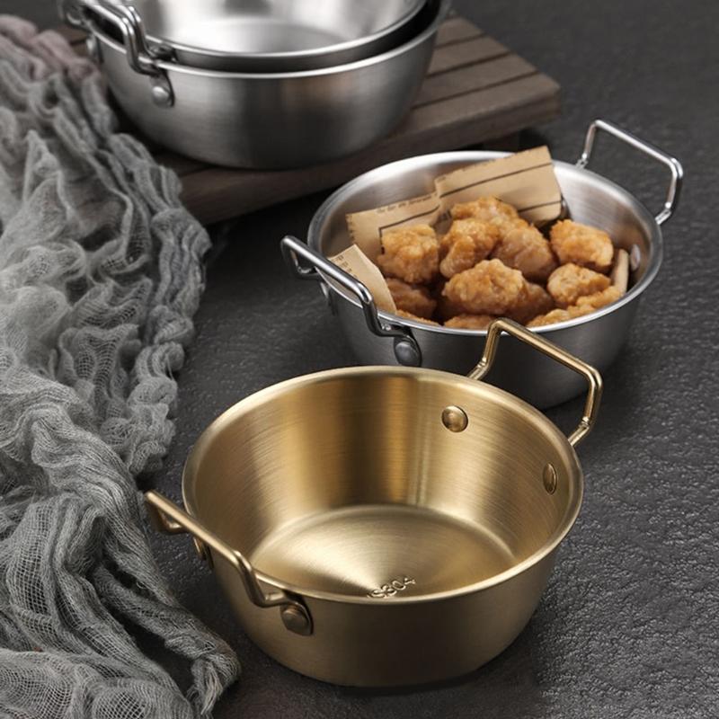 Elegant Grains Bowl High Temperatures Resistant 304 Stainless Steel Salad Bowl Meal Presentation Storage Container