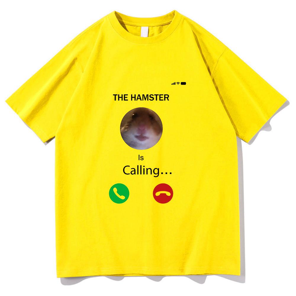 Wanted Have You Seen This Man T Shirt Hamster Meme Funny Men/women Clothing Harajuku Clothes Summer Cotton Graphic T Shirts Tops