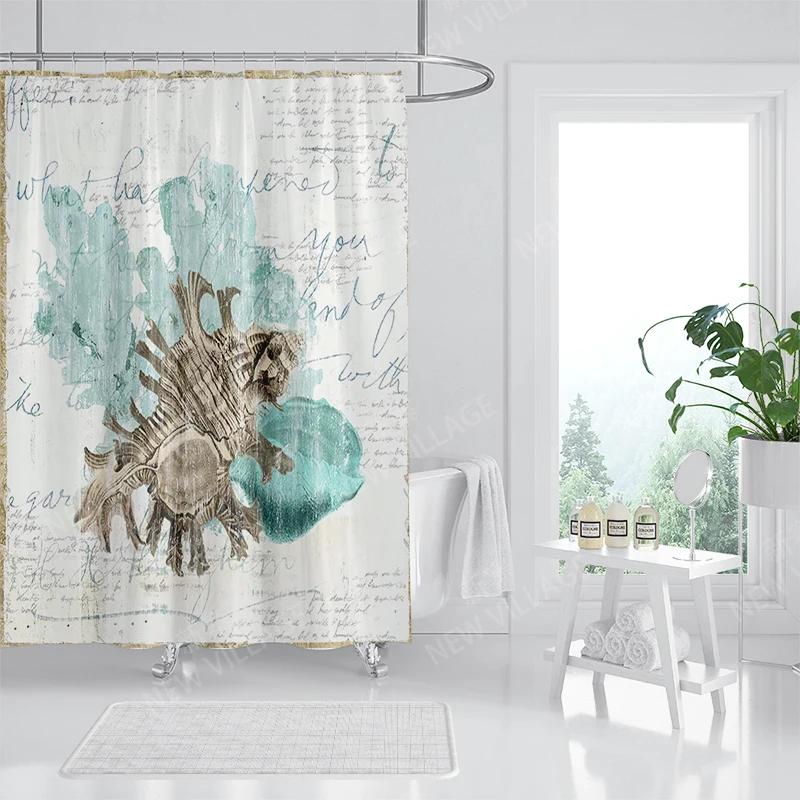 

Home Waterproof Fabric Bathroom Curtain Accessories 90X200 Shower Shower Curtain 240 * 200 Atlantis Style Shower Curtain W60H190(CM)-1 Pcs