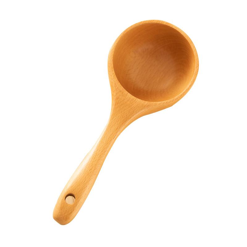 Coffee Measuring Spoons 45ml Walnut Wood Coffee Spoon Baking Tool Soup Spoon Kitchen Cooking Spoon for Salt Sugar Beans Tea