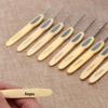Crochet Hook Set: Stainless Steel & Plastic Tools for Handmade Yarn Projects