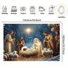 Merry Christmas Jesus Manger Nativity  Backdrop Xmas Decoration Background Winter Backdrop Decorations For Photo Studio Photo Booth Christams Party