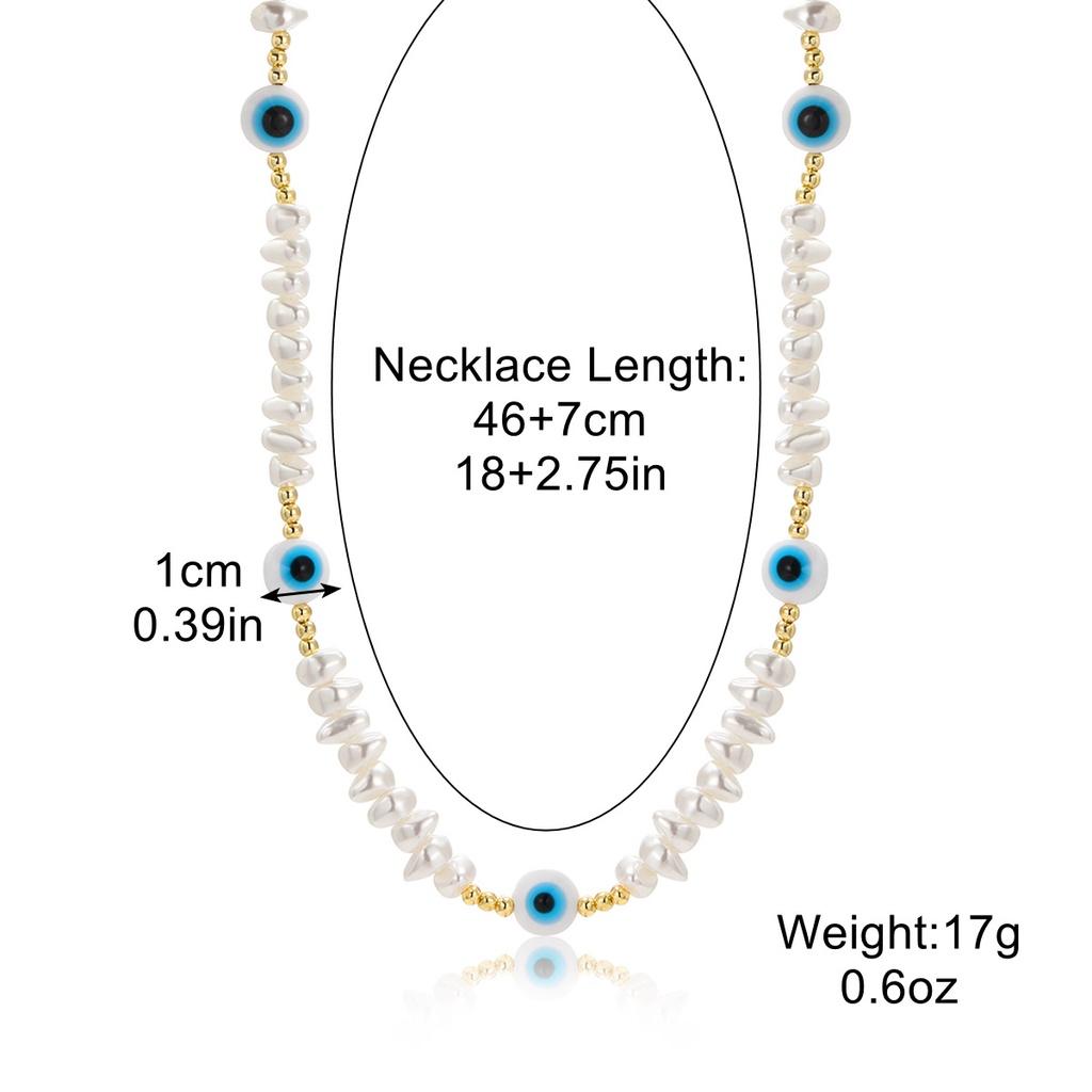 Popular European And American Devil Eye Pendant Necklace With Multiple Layers Stunning Alloy Material