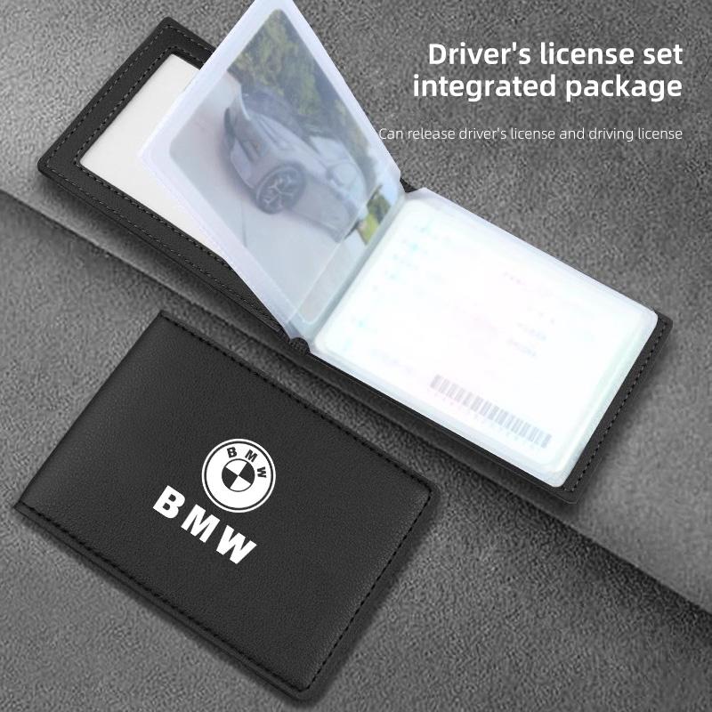 Ultra-Thin Car Driver License Bag ID Card Leather Cover For BMW X1 X2 X3 X5 X4 X6 X7 G30 G20 G32 G11 G12 F40 F30 F20 F10 F34 F07 msvc59