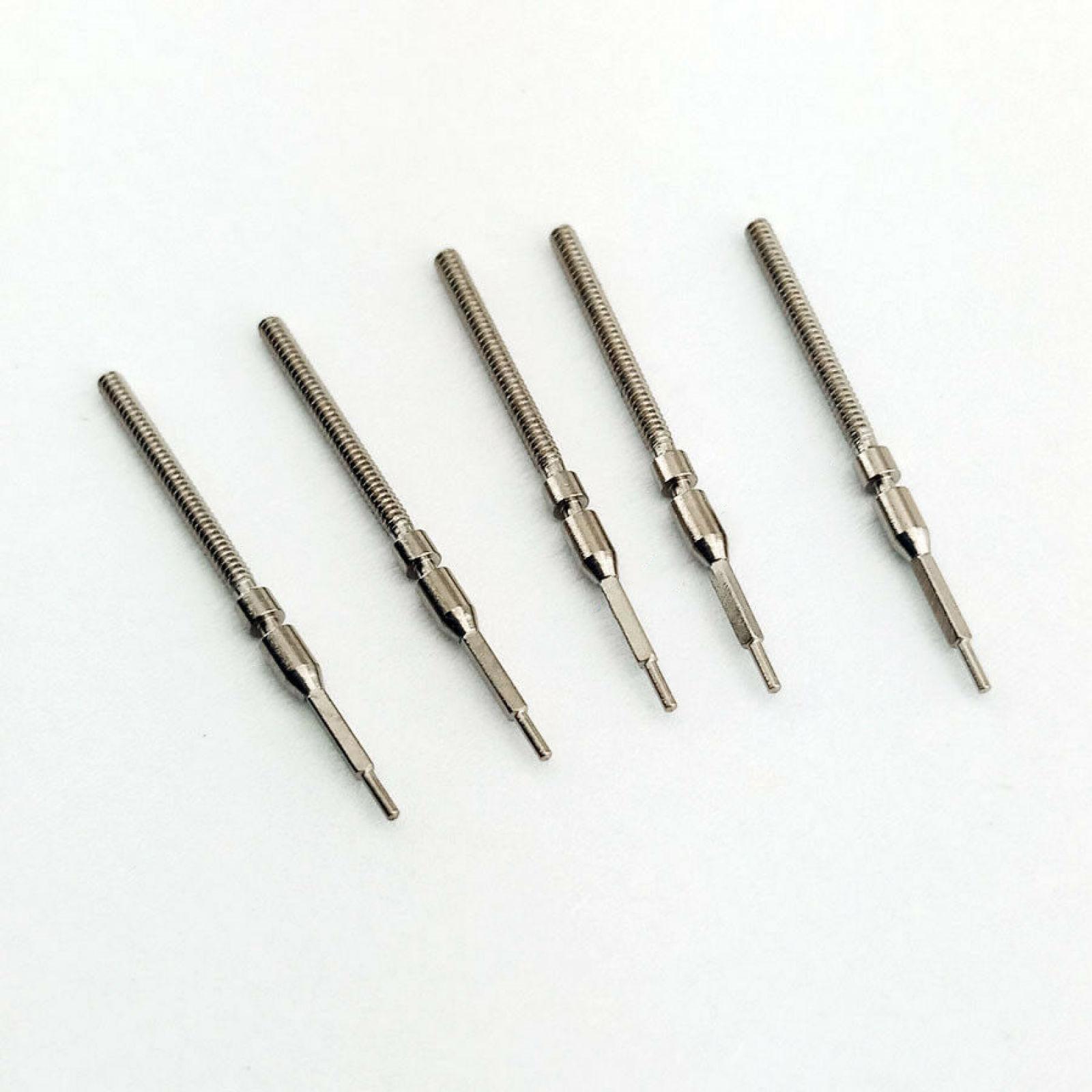 

For Miyota 8200 8205 8215 821A Watch Movement Accessories 5Pcs Watch Stem Replacement Repair Parts High Quality Steel Stem United States