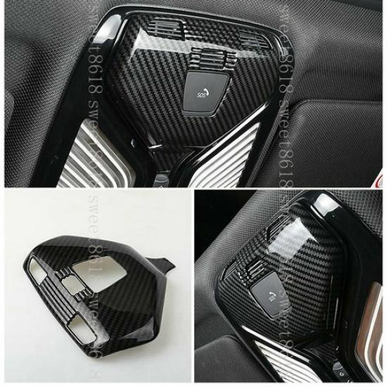For BMW 5 Series G30 G31 17-20 Carbon Fiber Color Front Reading Light Frame Trim