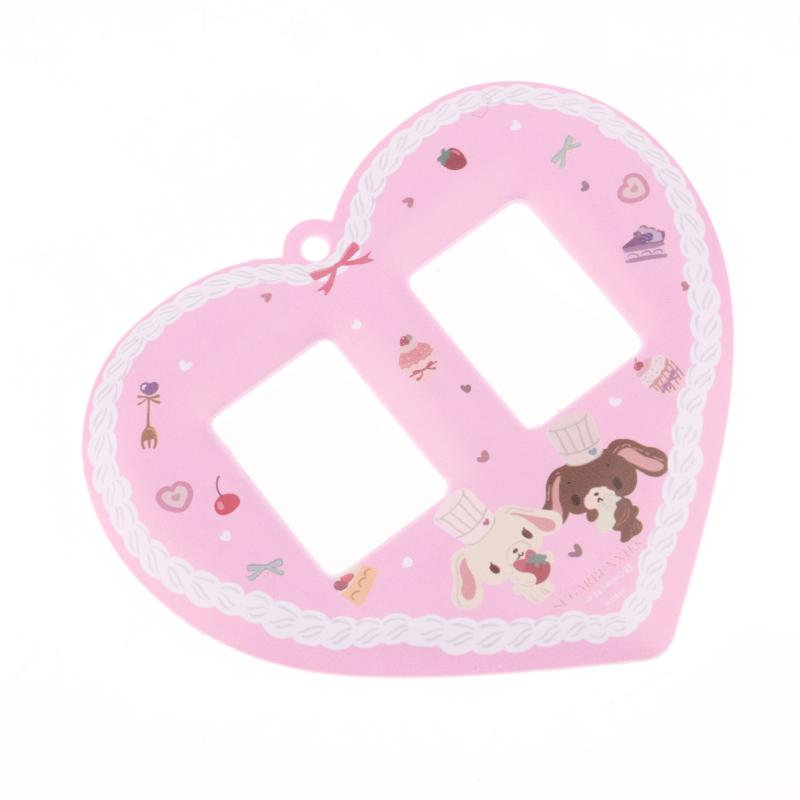 Photocard Holder With Keychain Cute Pendant Idol Album Photo Card Sleeves Id Bus Bank Credit Card Protector