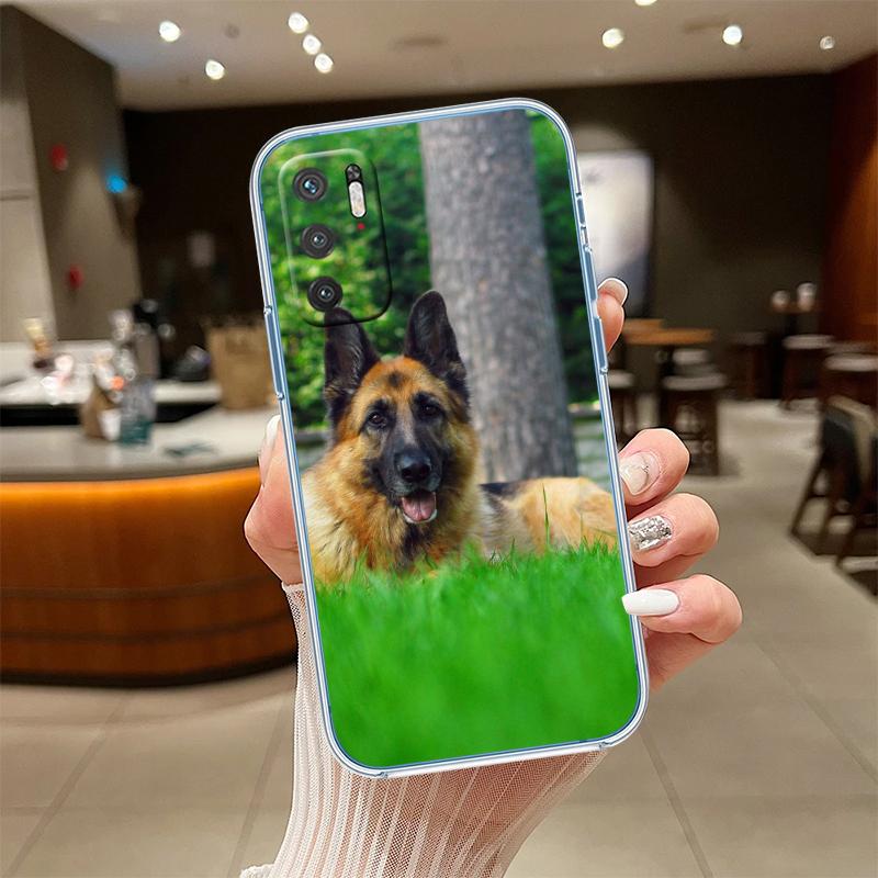 

NH30 German Shepherd Dog Transparent Phone Case for Samsung Galaxy A04 A04S A14 A23 A34 A54 M23 M33 M52 M53 Galaxy A14