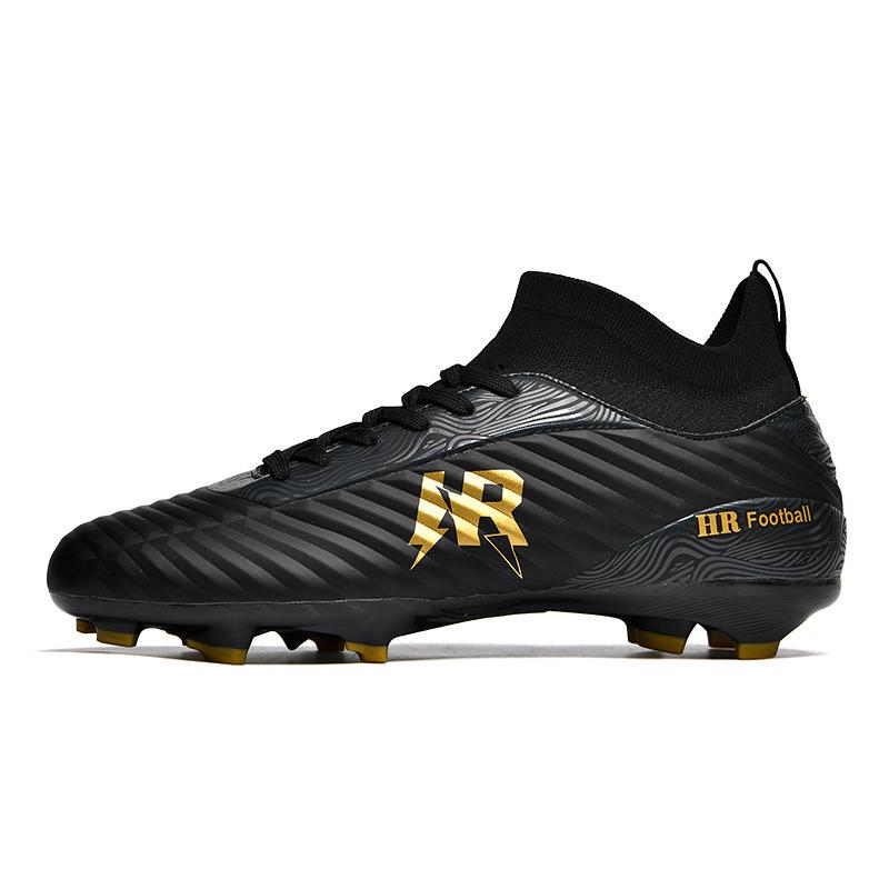 New youth sports football shoes men's and women's high-top HR football shoes match football shoes men's training shoes