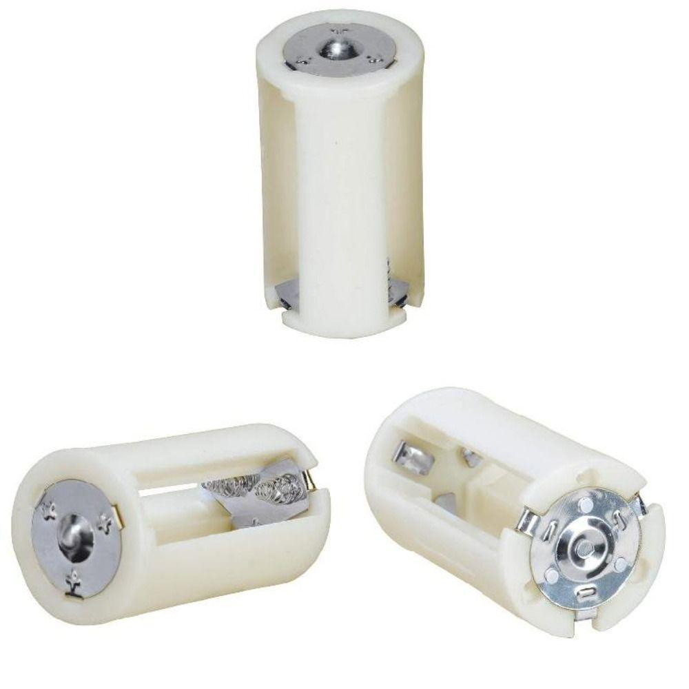 Φορητός Ημιδιαφανής Προσαρμογέας Μπαταριών 3x AA σε Μέγεθος D Μετατροπέας Αλλαγής Προσαρμογέα Θήκη