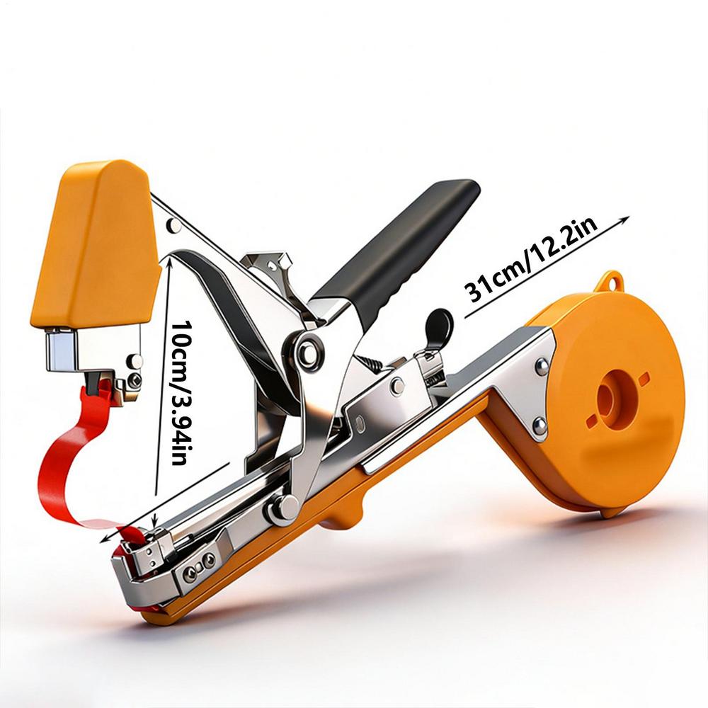 Plant Branch Hand Tying Binding Machine Garden Plants Tying Machine Minced Vegetable Tape Tool Tapener Garden Tools оранжевый