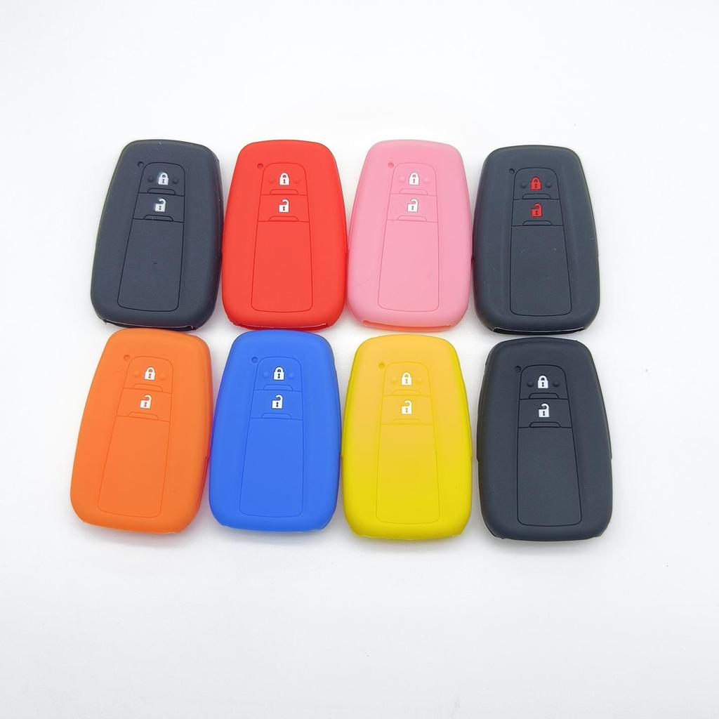Toyota Two-Button Key Soft Silicone Case for Camry, RAV4, Corolla, Levin, Velanda