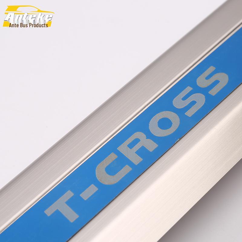 T-CROSS 19 Zierleistensatz: Einstiegsleisten, Stoßfänger Kofferraum Willkommen Pedal Aufkleber