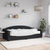 VidaXL Daybed with Mattress Black 90x200 Cm Fabric 3197514
