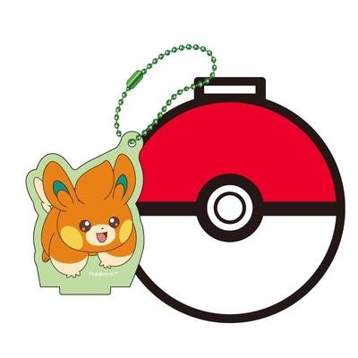 Pokemon Ständer Untersetzer Schlüsselanhänger Pawmi Japan NEU