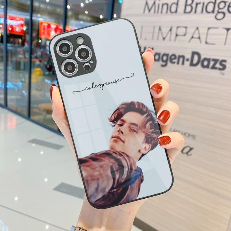 Cole Sprouse Cool Phone Case For IPhone 14 13 12 11 Pro Max X XR XS 8 7 Plus Liquid Glass Color Phone Cover