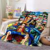 Anime One Piece Bedruckte Decke Flanelldecke Bettüberwurf Weiche Cartoon-Tier Bedruckte Tagesdecke Tagesdecke Sofadecke