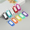 50 PCS Plastic Key Tags Split Ring ID Label Keychains for Organizing Locker Mailbox Apartment Office Home Keys