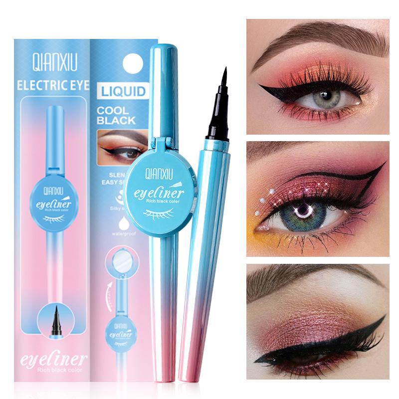 

QIANXIU Waterproof Smudge-proof Liquid Eyeliner Pen - Quick-drying Black