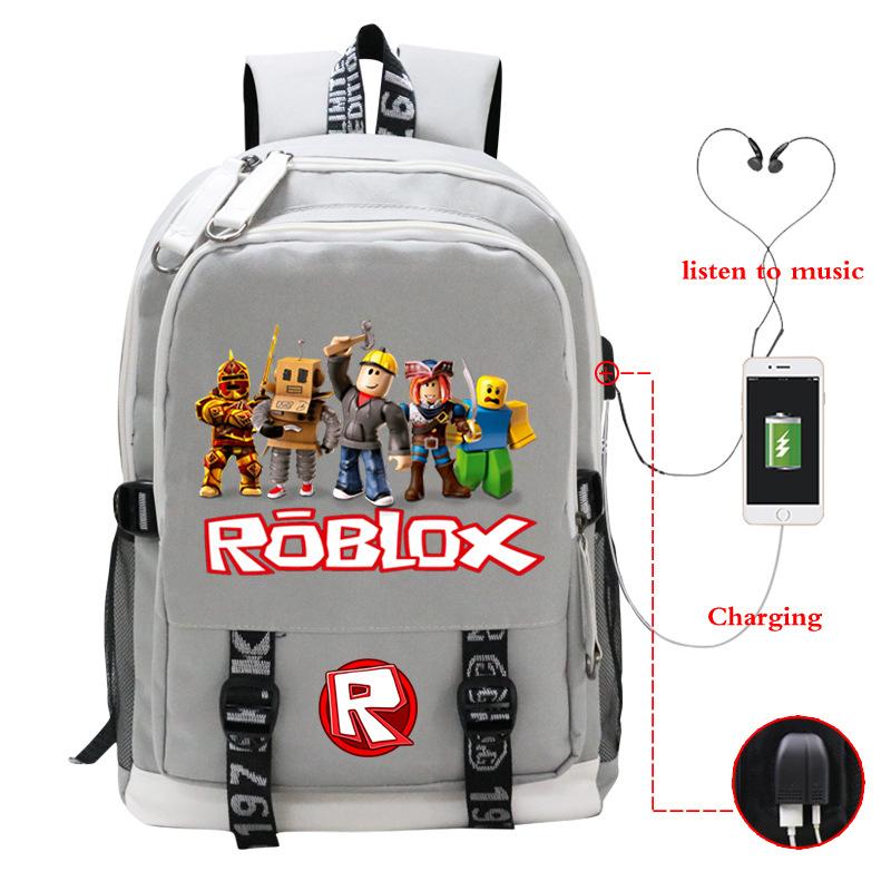 Cartoon Game Merchandise Printing Computer Bag Outdoor Leisure With Usb Interface Backpack