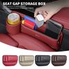 Car Leather Seat Gap Organizer With Cup Storage Box For Mercedes Benz AMG W177 W176 X166 X167 C257 C218 X253 C118 C117 H247 X156