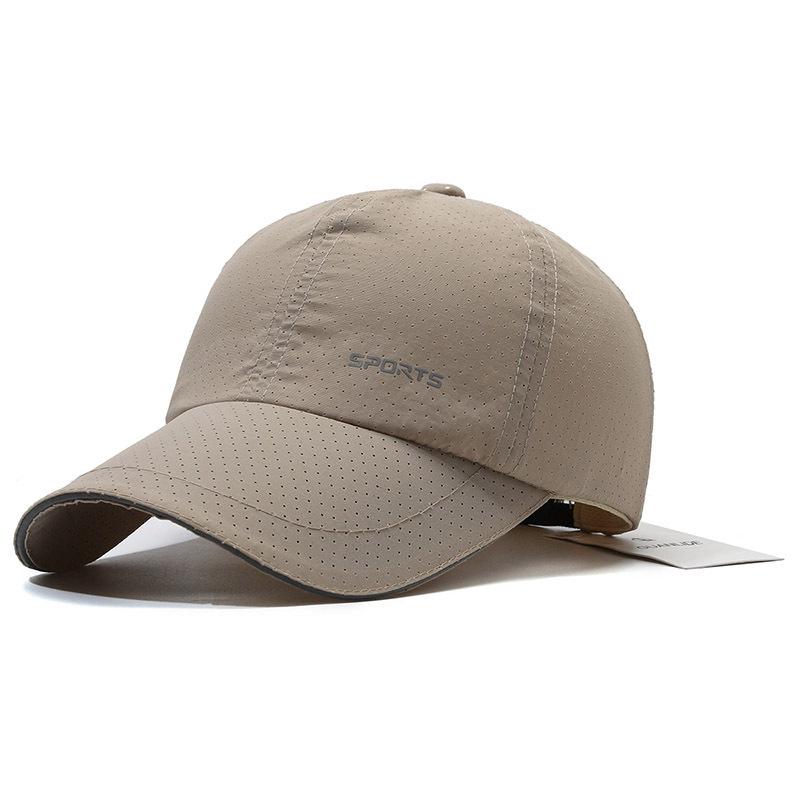 Reflective Perforated Summer Sports Cap - Breathable, Versatile Duckbill Hat