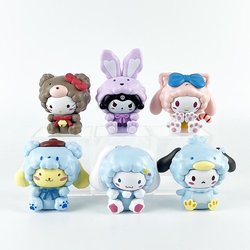 

Cute Puffy Sheep Head Doll Perfect For Cake Decoration And Collections Pvc Material