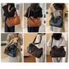 New women's retro portable shoulder diagonal span tote bag