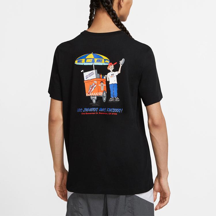 Nike Sportswear Sole Food Food Truck Print T-Shirt Men Tops Black CW0435-010
