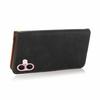 For iPhone 17 Case Color Splicing Wallet Stand Leather Phone Cover with Wrist Strap