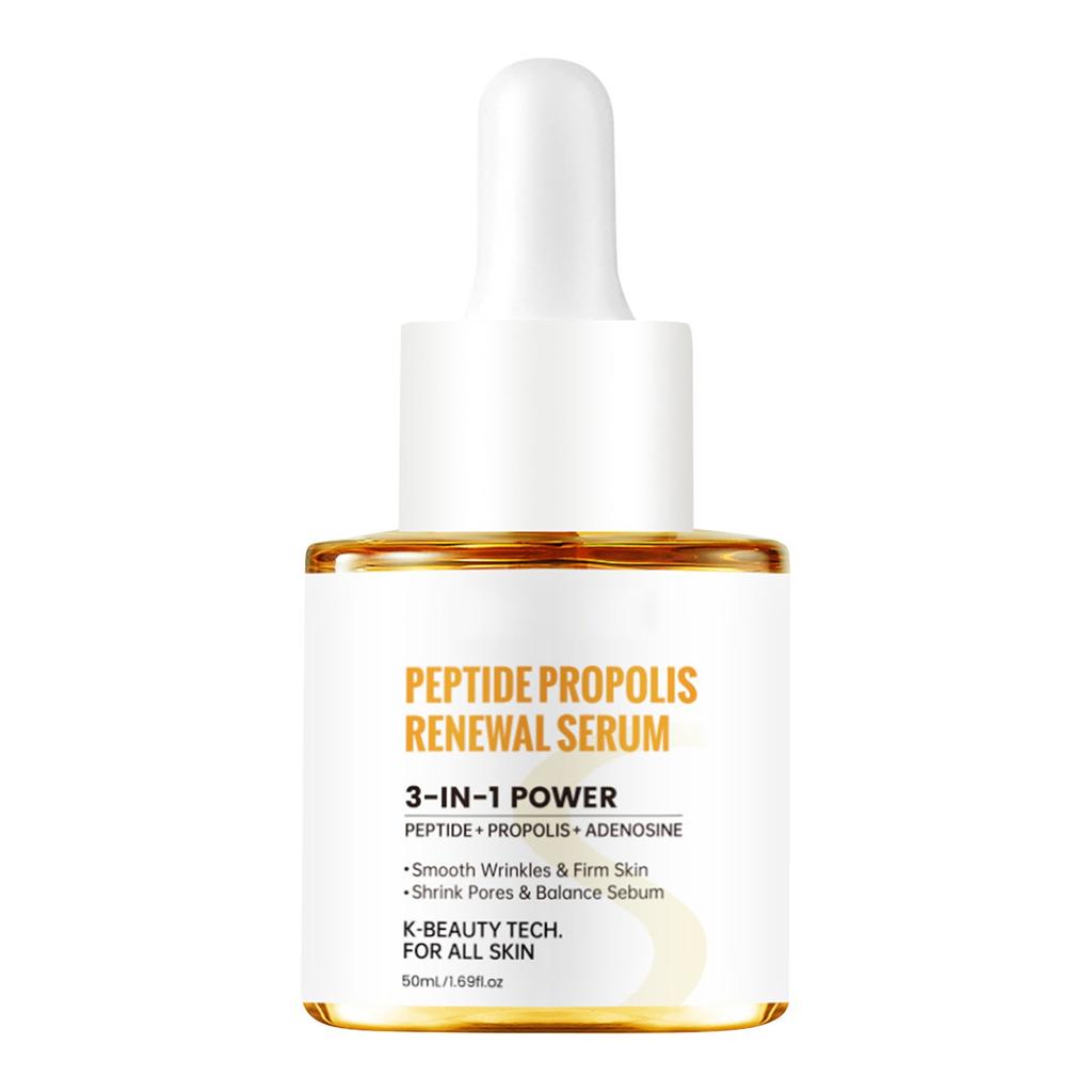 Peptide Propolis Serum, Peptide Propolis Nourishing Serum Improves Skin Texture And Promotes Elasticity, Suitable For All Skin Types,50ML