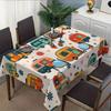 Camper Pattern Tablecloth for Table Waterproof Rectangle Reusable Color Ful Cartoon Table Cover for Holidays Indoor Outdoor