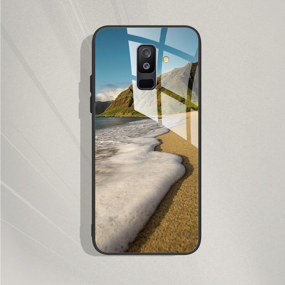 A6 Plus Hülle Für Samsung Galaxy A6 2018 Handyhülle A600F SM-A600F Gehärtetes Glas Hülle Für Samsung A6 Plus 2018 A6+ A605F Abdeckung
