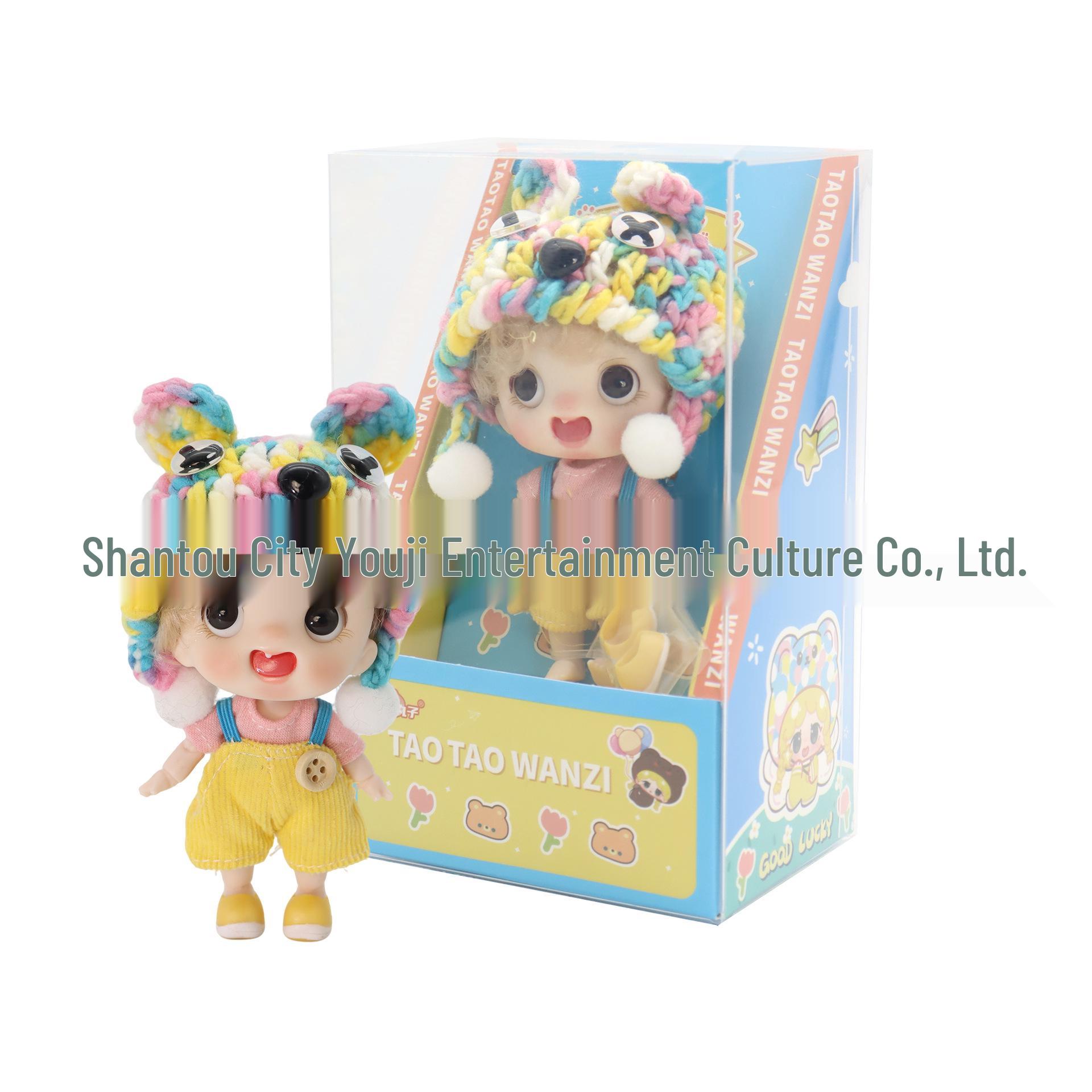 

Taotao Maruko OB11 Cream Puff Bear BJD: Detachable Clothes Jointed Series