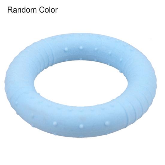 

Dog Biting Toy TPR Milk Scented Foaming Circle Molar Teeth Cleaning Pet Supplies